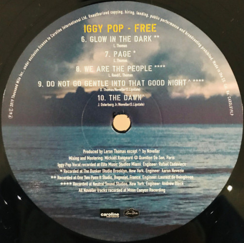 Виниловая пластинка IGGI POP "Free" (LP) 