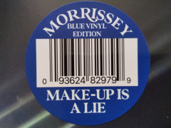 MORRISSEY "Make-Up Is A Lie" (BLUE LP)
