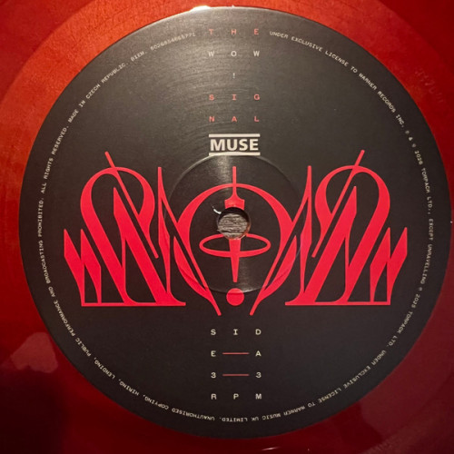 Виниловая пластинка MUSE "The Wow! Signal" (RED/GREY LP) 