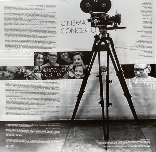 Виниловая пластинка ENNIO MORRICONE "Cinema Concerto (Ennio Morricone A Santa Cecilia)" (2LP) 