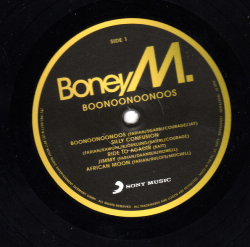 Виниловая пластинка BONEY M "Boonoonoonoos" (LP)
