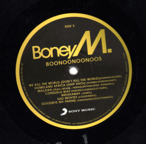 Виниловая пластинка BONEY M "Boonoonoonoos" (LP)
