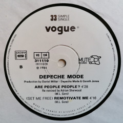DEPECHE MODE "Master And Servant (An ON-USound Science Fiction Dance Hall Classic)" (EX/EX LP)