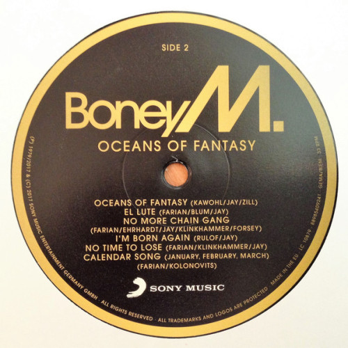 Виниловая пластинка BONEY M "Oceans Of Fantasy" (LP)