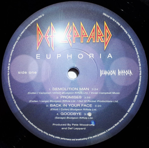 Виниловая пластинка DEF LEPPARD "Euphoria" (2LP)