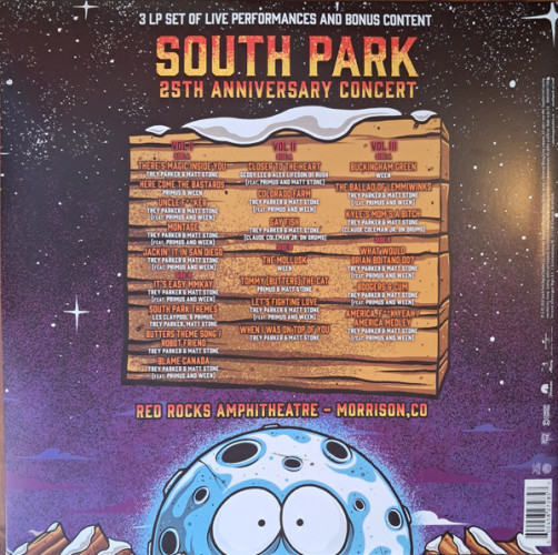 Виниловая пластинка VARIOUS ARTISTS "South Park 25th Anniversary Concert" (OST 3LP)