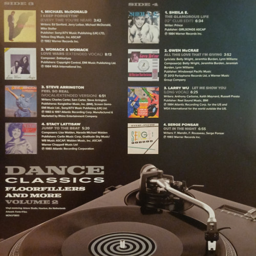 Виниловая пластинка VARIOUS ARTISTS "Dance Classics Volume 2 (Floorfillers And More)" (COLORED 2LP) 