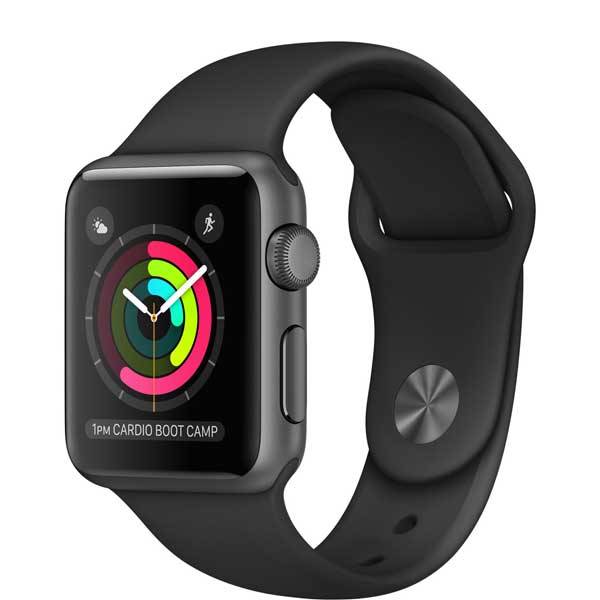 Умные часы Apple Watch Series 2 38mm Space Gray Aluminum Case with Black Sport Band 