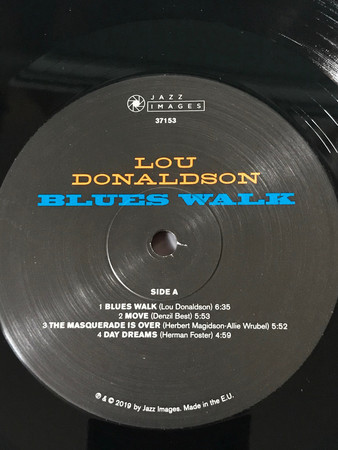 Виниловая пластинка LOU DONALDSON "Blues Walk + 2 Bonus Tracks" (LP) 