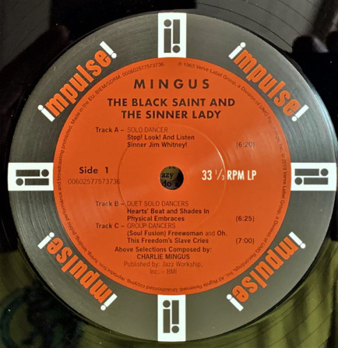 Виниловая пластинка CHARLES MINGUS "The Black Saint And The Sinner Lady" (LP)