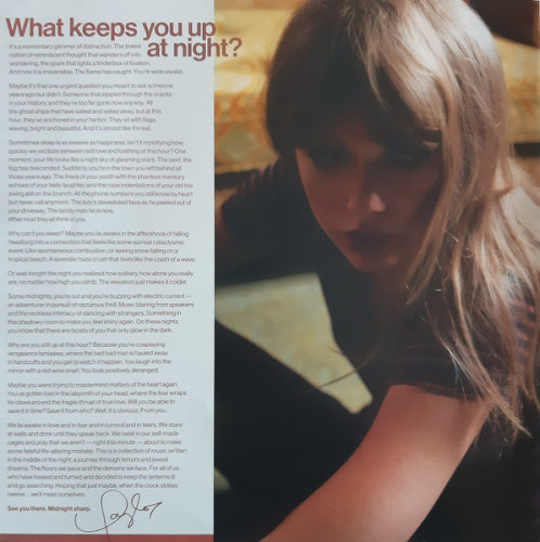 Виниловая пластинка TAYLOR SWIFT "Midnights" (BLUE LP) 