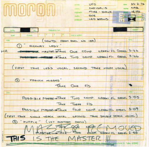 Виниловая пластинка UFO "No Heavy Petting" (3LP) 