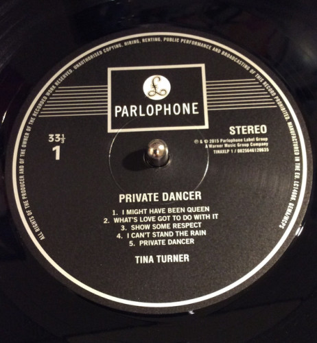 Виниловая пластинка TINA TURNER "Private Dancer" (LP)