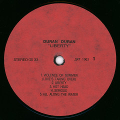 DURAN DURAN "Liberty" (ДRT NM LP)