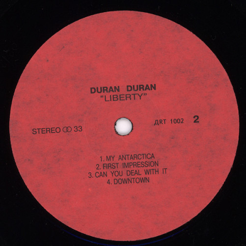 Виниловая пластинка DURAN DURAN "Liberty" (ДRT NM LP)