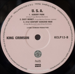 KING CRIMSON &quot;USA&quot; (LP)
