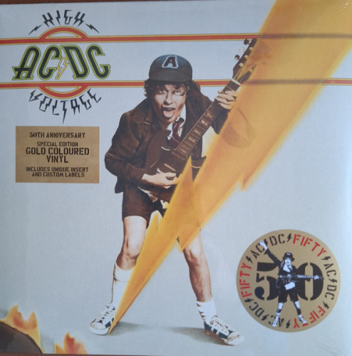 Виниловая пластинка AC/DC "High Voltage" (50th Anniversary GOLD LP)