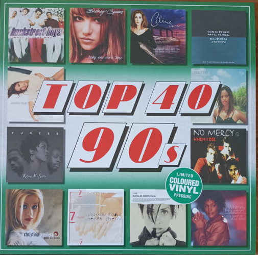Виниловая пластинка VARIOUS ARTISTS "Top 40 90s" (GREEN LP) 