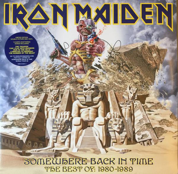 Пластинка IRON MAIDEN "Somewhere Back In Time - The Best Of: 1980-1989" (LIMITED PICTURE 2LP) 