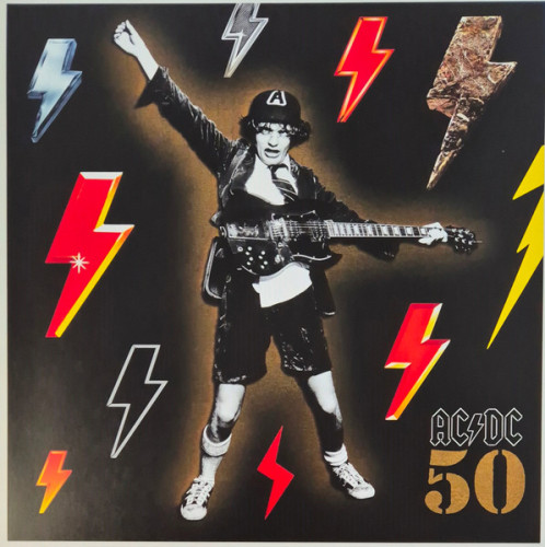 Виниловая пластинка AC/DC "Back In Black" (50th Anniversary GOLD LP)