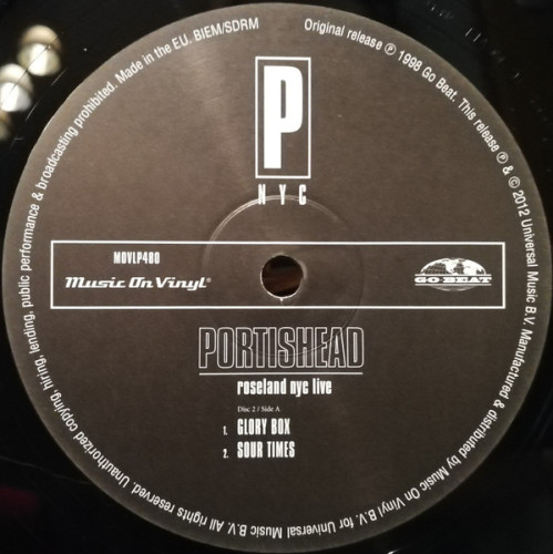 Виниловая пластинка PORTISHEAD "Roseland NYC Live" (MOVLP480 2LP)