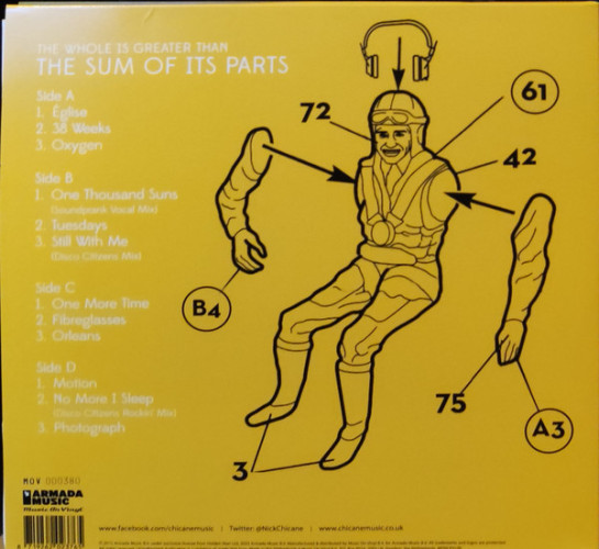 Виниловая пластинка CHICANE "The Whole Is Greater Than The Sum Of Its Parts" (WHITE 2LP) 