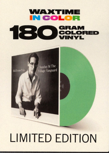 Виниловая пластинка BILL EVANS TRIO "Sunday At The Village Vanguard" (GREEN LP)