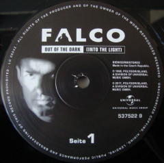 FALCO &quot;Out Of The Dark (Into The Light)&quot; (LP)