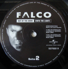 FALCO &quot;Out Of The Dark (Into The Light)&quot; (LP)