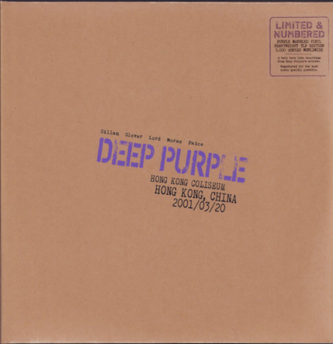 Виниловая пластинка DEEP PURPLE "Live In Hong Kong 2001" (PURPLE 3LP)