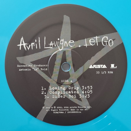 Виниловая пластинка AVRIL LAVIGNE "Let Go" (TURQUOISE 2LP)