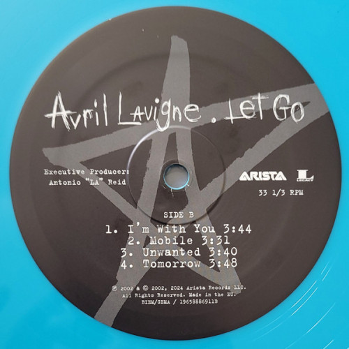 Виниловая пластинка AVRIL LAVIGNE "Let Go" (TURQUOISE 2LP)