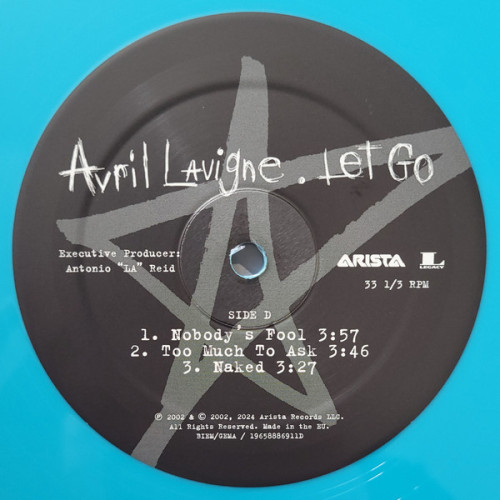 Виниловая пластинка AVRIL LAVIGNE "Let Go" (TURQUOISE 2LP)