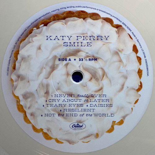 Виниловая пластинка KATY PERRY "Smile" (CREAM LP) 