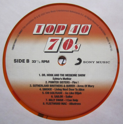Виниловая пластинка VARIOUS ARTISTS "Top 40 70s" (GREEN LP) 