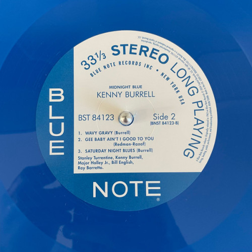 Виниловая пластинка KENNY BURRELL "Midnight Blue" (BLUE LP) 