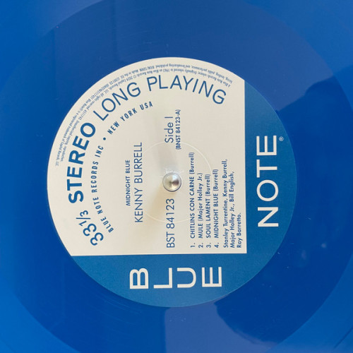 Виниловая пластинка KENNY BURRELL "Midnight Blue" (BLUE LP) 