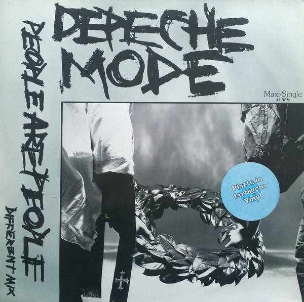 Виниловая пластинка Depeche Mode "People Are People (Different Mix)" (INT 126.820 GREEN MARBLED LP) 