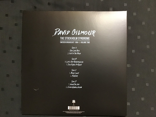 Виниловая пластинка DAVID GILMOUR "The Stockholm Syndrome Volume 2" (2LP) 