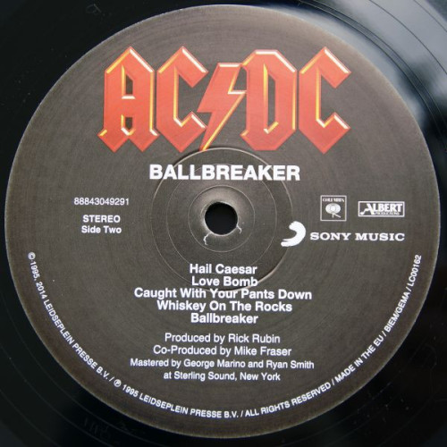 Виниловая пластинка AC/DC "Ballbreaker" (LP)