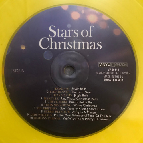 Виниловая пластинка VARIOUS ARTISTS "Stars Of Christmas" (YELLOW LP) 