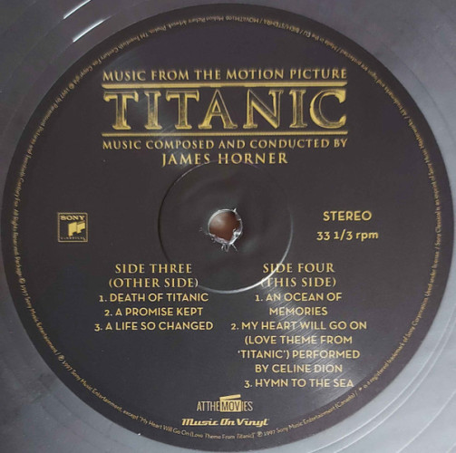 Виниловая пластинка JAMES HORNER "Titanic (Music From The Motion Picture)" (COLORED OST 2LP)