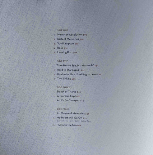 Виниловая пластинка JAMES HORNER "Titanic (Music From The Motion Picture)" (COLORED OST 2LP)