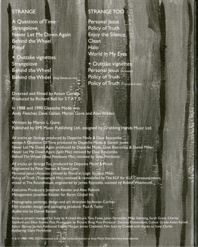 Blu-ray диск DEPECHE MODE "Strange | Strange Too" (BLU-RAY) 