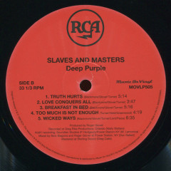 DEEP PURPLE "Slaves And Masters" (LP)