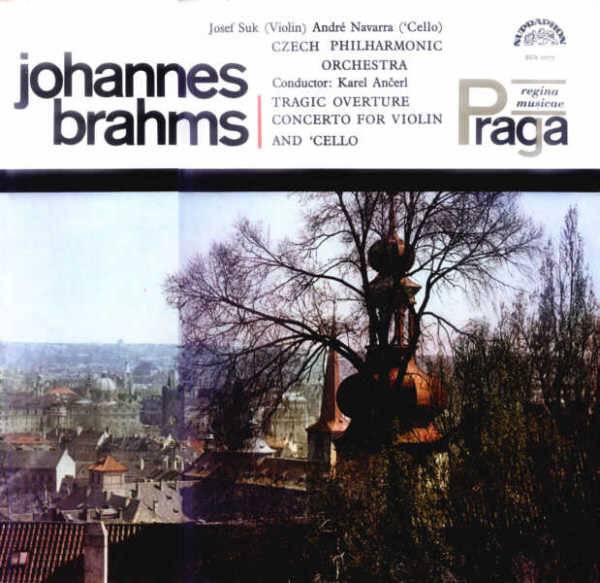 Пластинка BRAHMS "Tragic Overture / Concerto For Violin And Cello" (EX LP) 