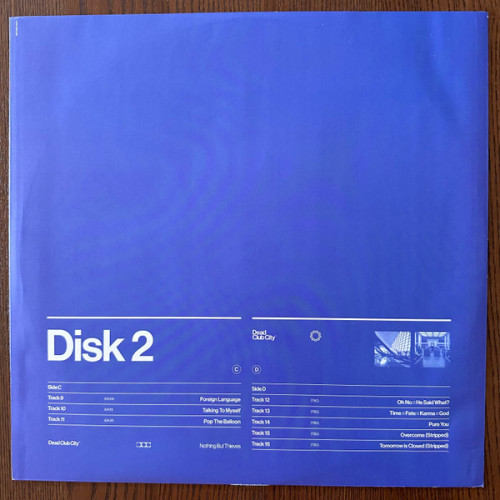 Виниловая пластинка NOTHING BUT THIEVES "Dead Club City" (DELUXE BLUE 2LP)