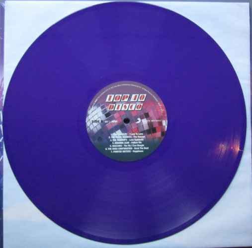 Виниловая пластинка VARIOUS ARTISTS Top 40 Disco" (PURPLE LP) 