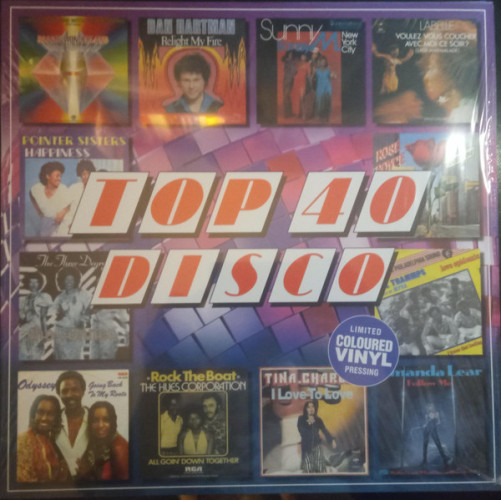 Виниловая пластинка VARIOUS ARTISTS Top 40 Disco" (PURPLE LP) 
