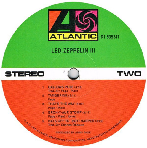 Виниловая пластинка LED ZEPPELIN "Led Zeppelin III" (DELUXE 2LP)